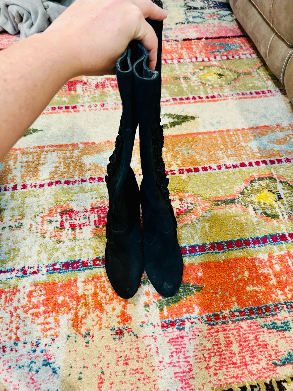 MIA Black Women's Mid-Calf Boots- size 10